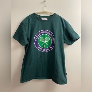 Official Wimbledon Green Tee shirt size medium.